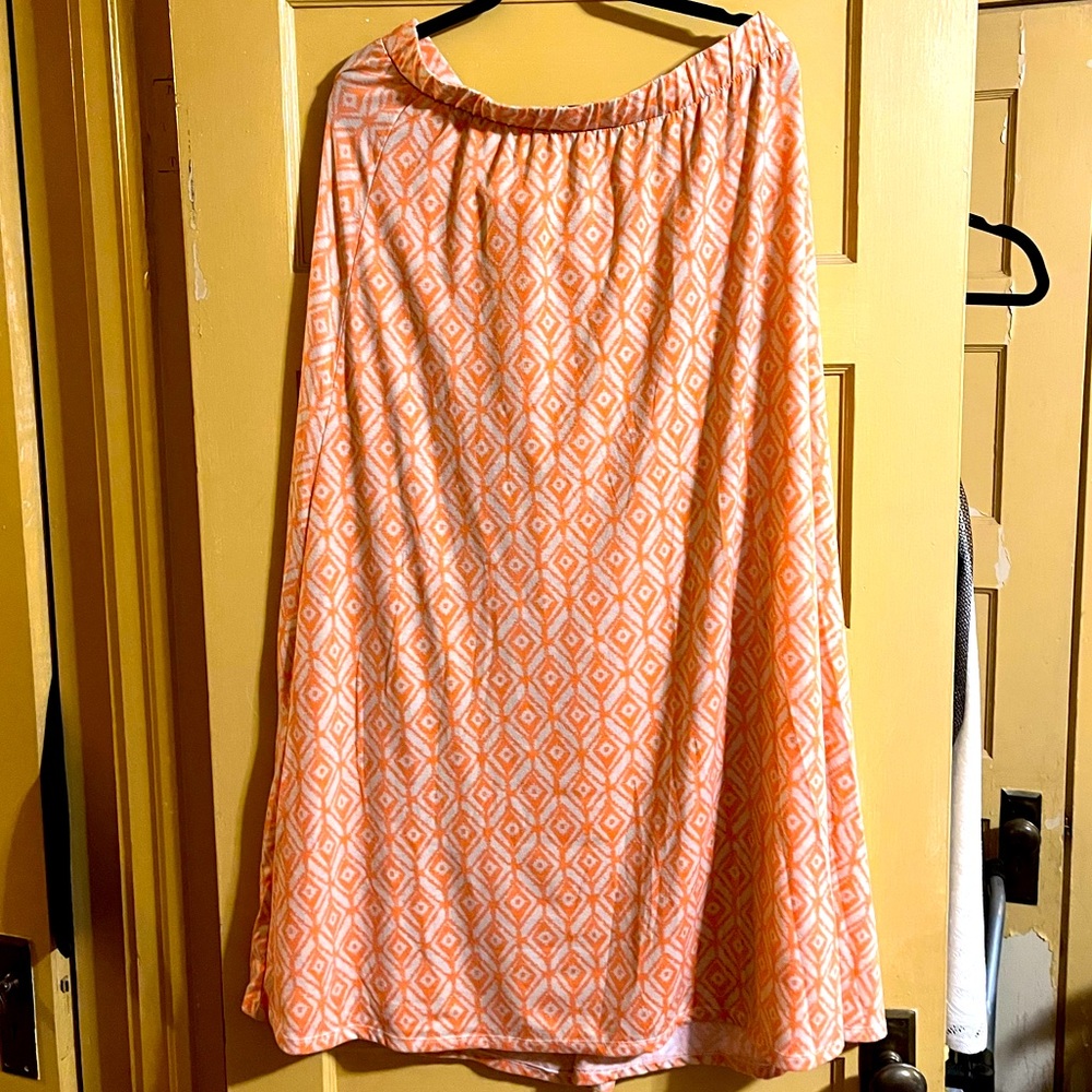 Coral Maxi Skirt